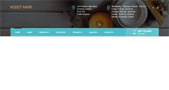Desktop Screenshot of kosithair.com